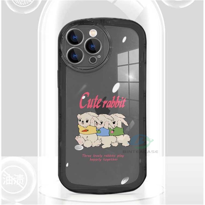 Soft Case TPU Motif Kelinci Cover Samsung A14 M14 A04 A13 A02S A03 A03S A23 A30S A11 A12 A51 A30 A50 A52 A20S A10S M11 M12 J4 Plus J7 Prime