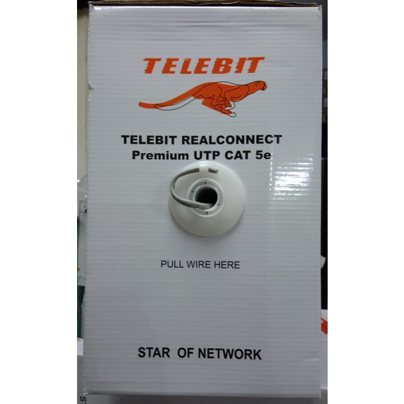 Kabel Networking Jaringan CAT 5E Telebit Premium kabel LAN