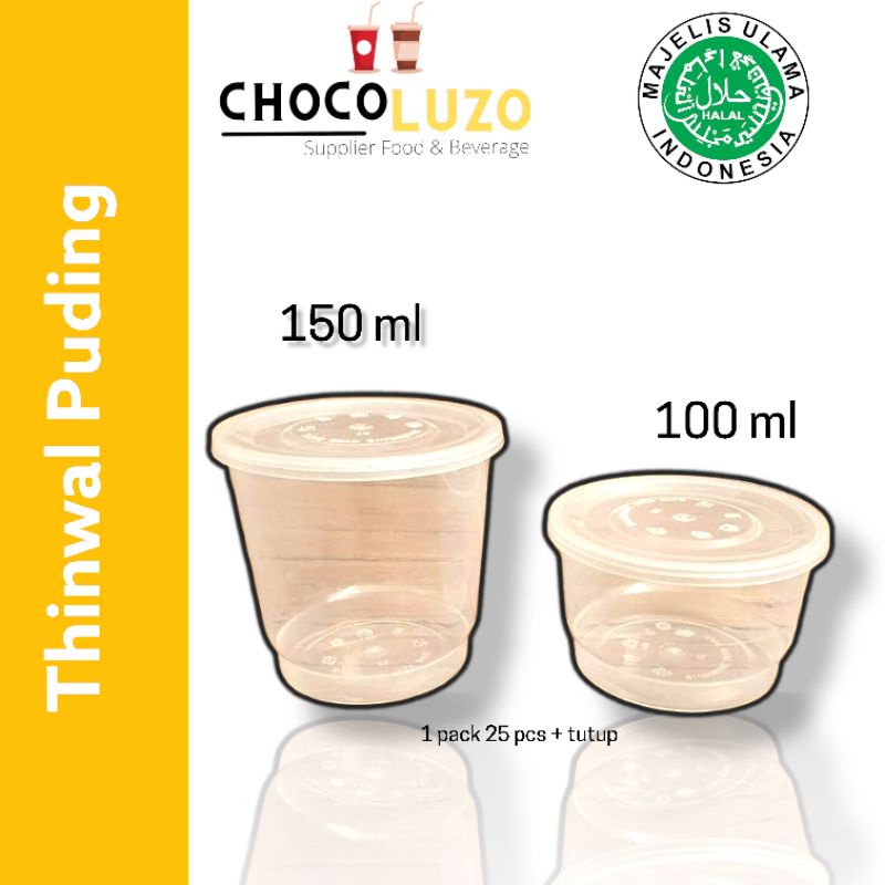 

Thinwall Cup Puding - Mangkok Puding (25 pcs)