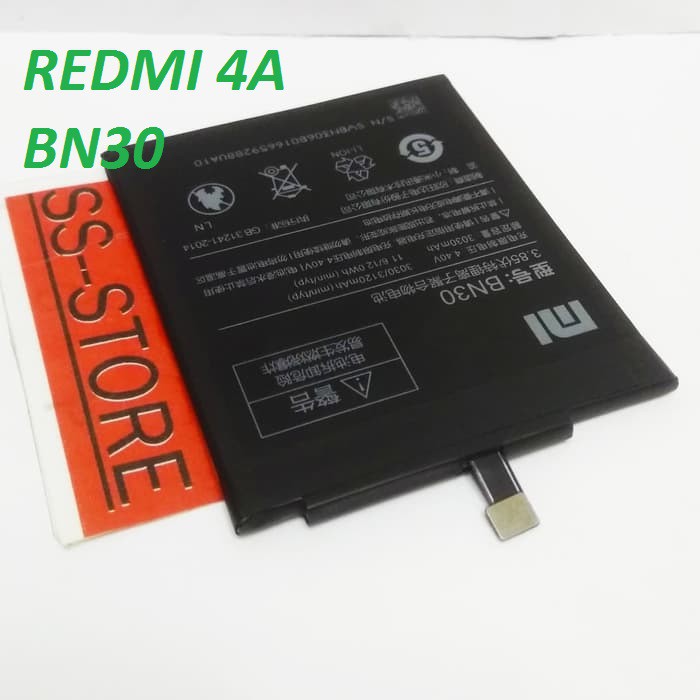 Baterai Battery Batre Xiaomi Redmi 4A ORIGINAL 100% BN30 ORIGINAL 100%
