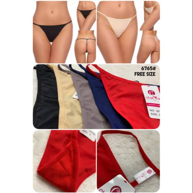 GSTRING CHELYNE 6765 CELANA DALAM LYCRA TALI - BUNGALILY