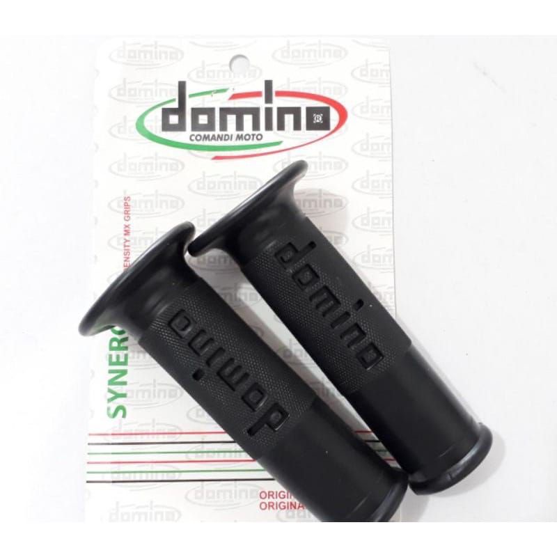 Handgrip grip Domino Hitam Polos murah Beat Aerox Pcx Nmax vario 125 150 Universal