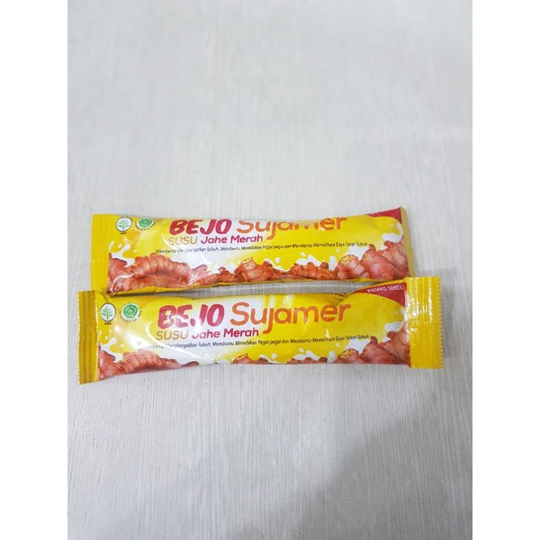 Bejo Susu Jahe Merah Sachet/ Pegal- Pegal/ Daya Tahan Tubuh