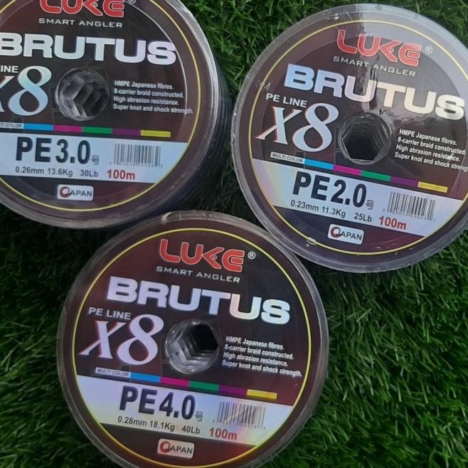 _➼ Senar PE X8 Luke Brutus 150m Connected - Moss Green - PE 0.8-0.12mm ★ P0V