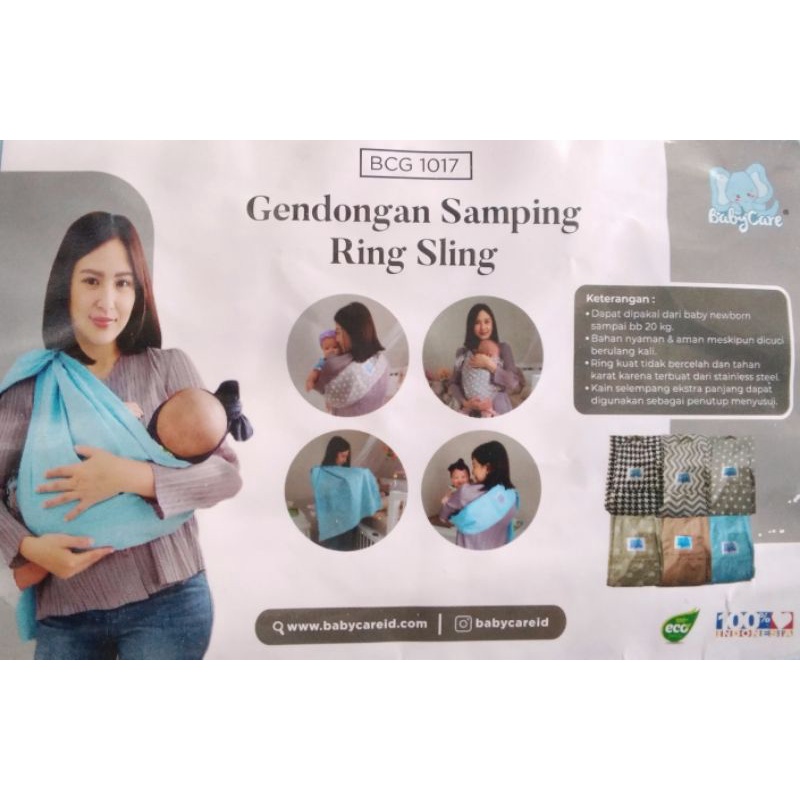 gendongan kaos/gendongan samping/gendongan bayi/gendongan melar/gendongan smping bcg 1017 baby care