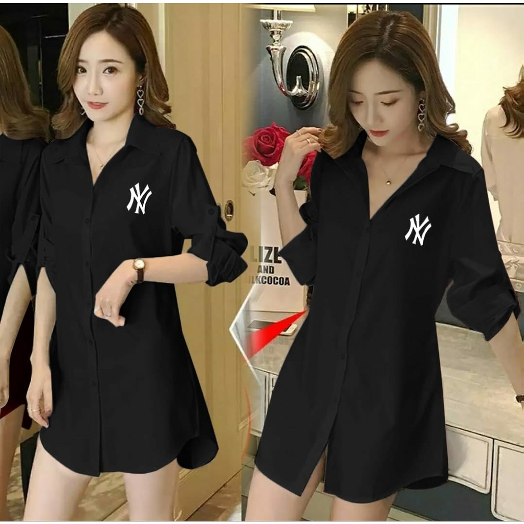 *[MCFK] Longtop Wanita Kekinian / Longtop Korea Model Tangan Panjang / Tunik Wanita Elegant