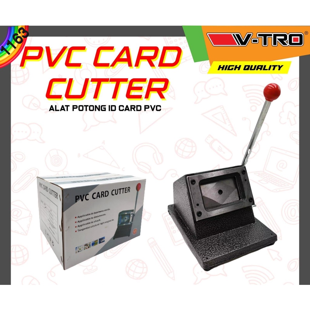 

ALAT POTONG KARTU ID CARD / PVC CARD CUTTER VTRO