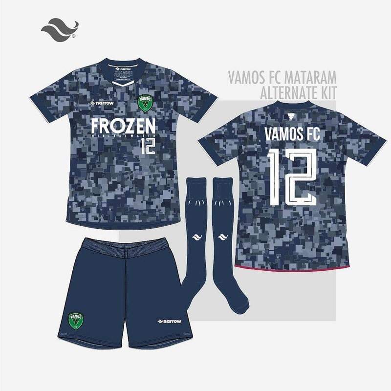 Jersey Vamos Mataram Edisi AFC 2018 by Narrow (Navy) Size S
