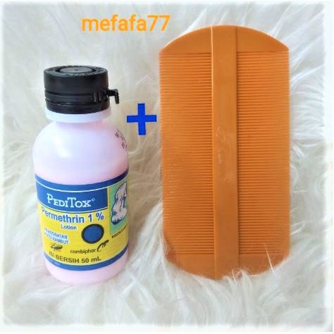 Peditox + Sisir Serit Peditox 50ml Peditox Obat Kutu Rambut Peditox Obat Kutu Peditok Peditox Pedito
