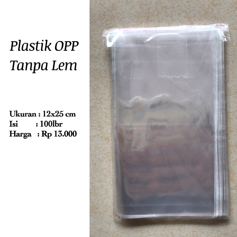

Plastik Kaca Plastik Mika - Plastik souvenir hadiah kecil transparan / plastik bening - Plastik Opp Tanpa Lem 12x25