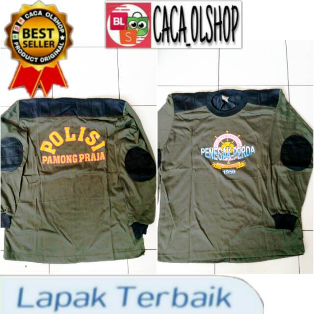 Baju Kaos Polpp Model Penembak Lengan Panjang