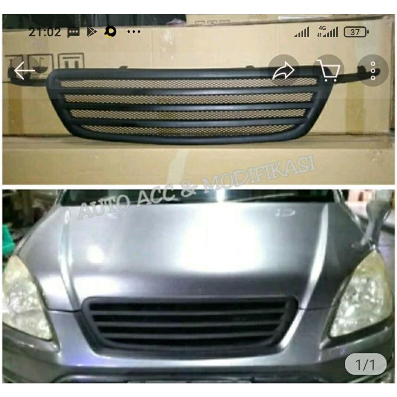 GRILL Honda CRV Gen 2  2004-2005 Modell Garis
