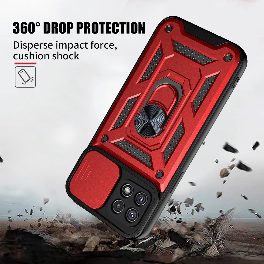 Casing Armor Magnetik Samsung Galaxy A20 A30 A50 A30S A52 A21s A12 A31 M51 Shockproof