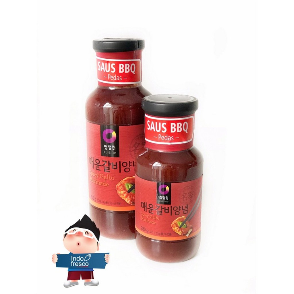 

spicy galbi 500gr chung jung one saus bbq korea pedas