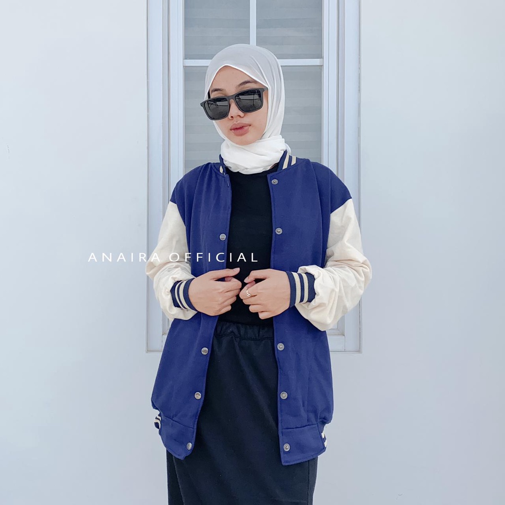 BASIC BASEBALL JAKET  PRIA WANITA JAKET BASEBALL PRIA WANITA