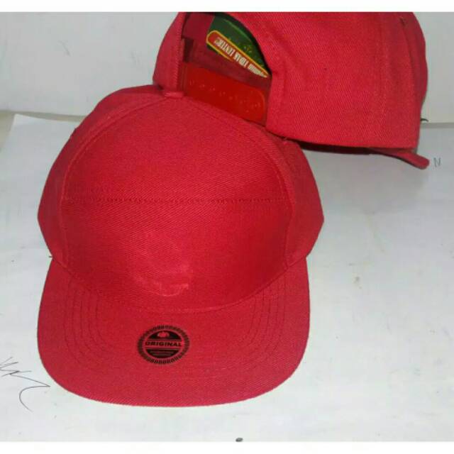 Promo termurah snapback polos 5 panel model original standar distro