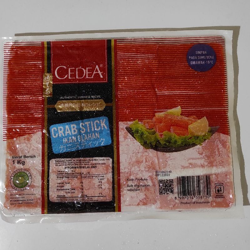 

Cedea Crab Stick/ Crabstick 1 kg