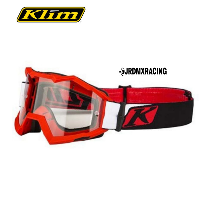 GOGGLE KLIM VIPER OFFROAD VENOM RED ORIGINAL