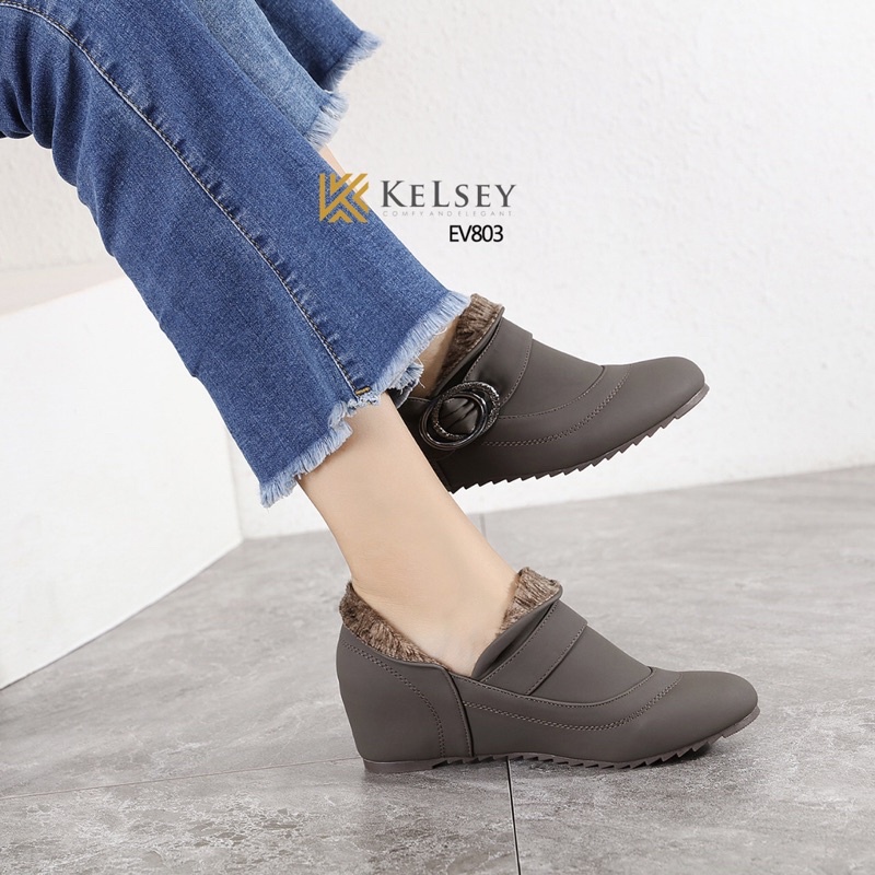 (GRATIS ALAS KAKI) NICOLE SEPATU BOOTS WANITA KELSEY EV803 SEPATU  BOOTS BLUDRU