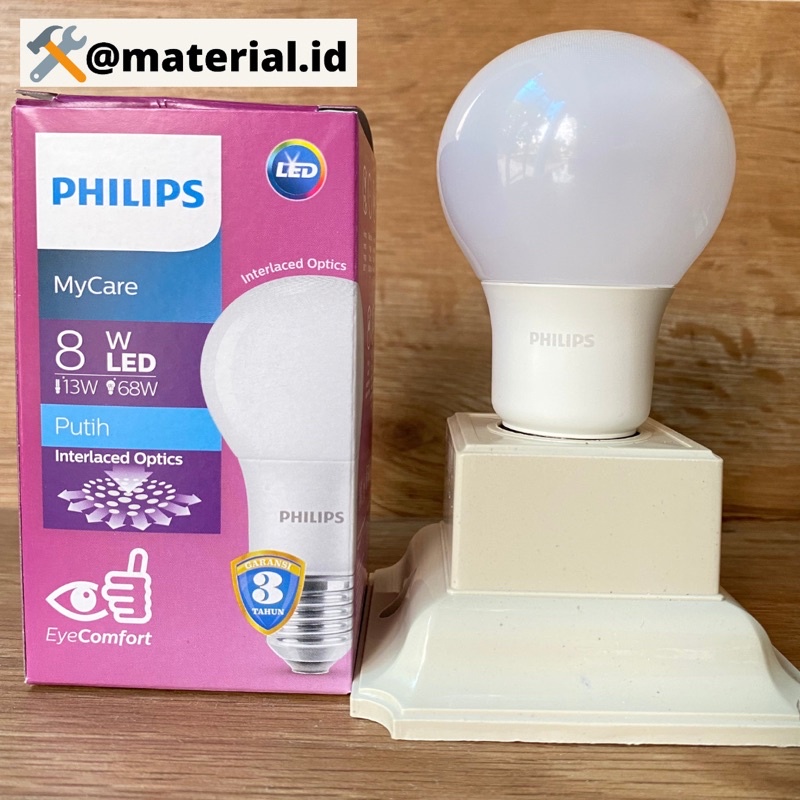 LAMPU LED 8Watt Philips best seller BOHLAM BULP