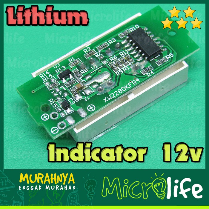 LITHIUM BATTERY INDICATOR 12V