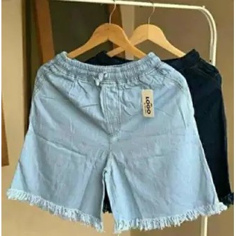 CELANA PENDEK WANITA HOT PANT JEANS POLOS STANDART XL DAN JUMBO XXL