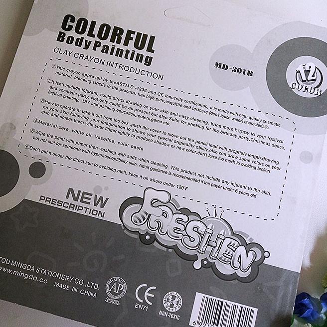 

[37] MINGDA FRESHEN FACE PAINTING 12 / CRAYON WAJAH - AMAN UNTUK ANAK-ANAK Stock Terbatas