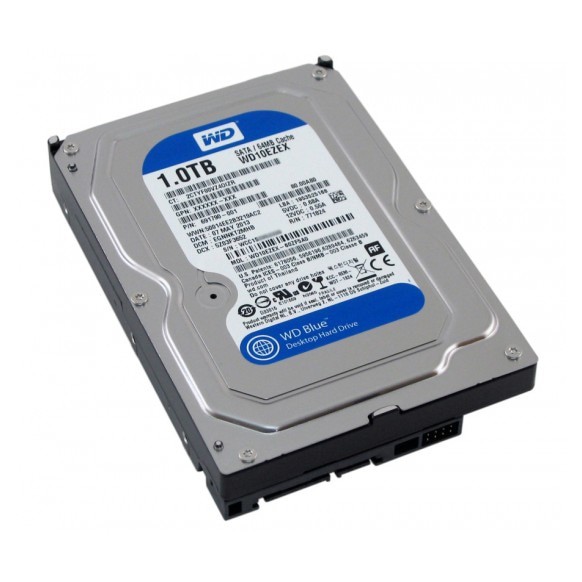 Harddisk WDC 1TB SATA3 64MB - Blue - WD10EZEX - Garansi 2 Th