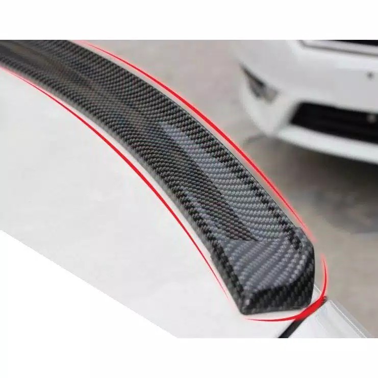 SAMURAI Ductail Carbon Ducktail Karbon 3D / Rubber Spoiler Universal