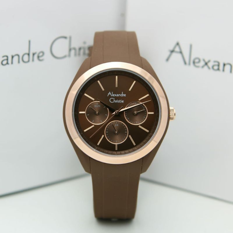 ALEXANDRE CHRISTIE AC 2833 WANITA BROWN ROSEGOLD
