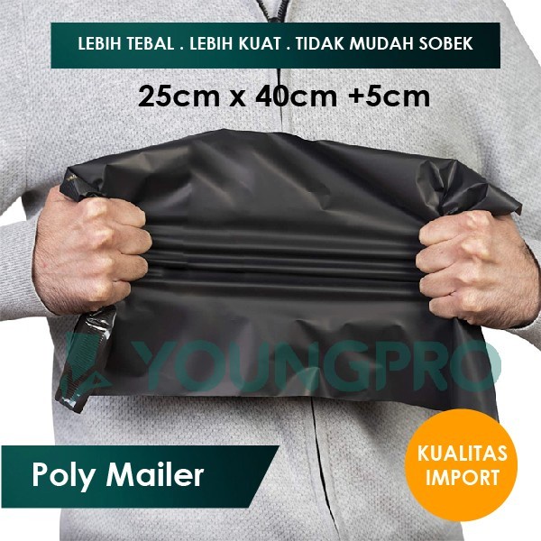 Plastik polymailer - PLASTIK POLYMAILER 25 X 40 25X40 UKURAN FULL TEBAL 100 PCS