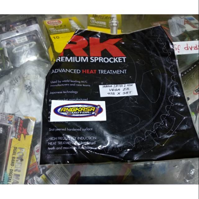 Gear belakang rk takasago 415- 37T 38T 39T vega zr,jupiterz 115,jupiter z1,force one