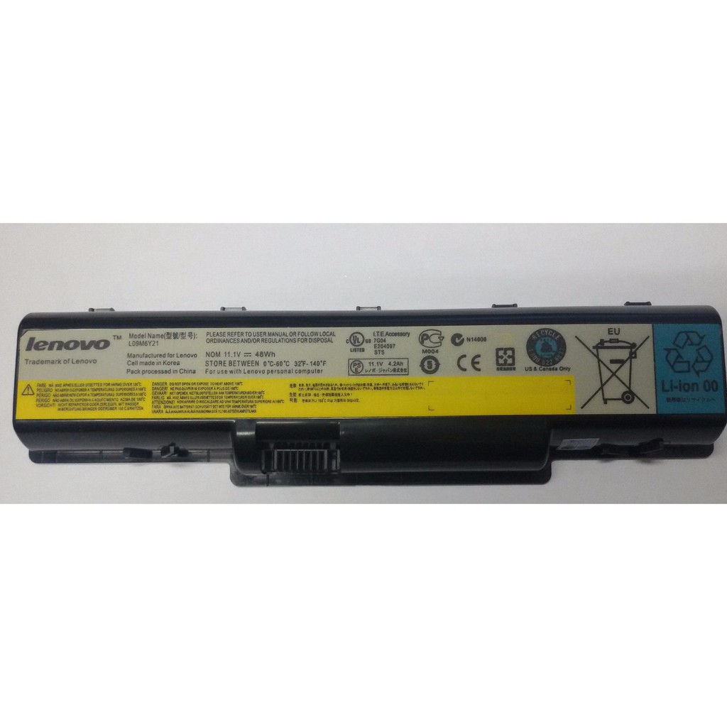 Original Baterai IBM Lenovo Ideapad B450 B450L B450A / L09S6Y21, L09M6Y21, LO9S6Y1, LO9M6Y21