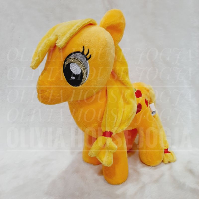 Boneka Little Pony Apple Jack M Blink Boneka Apple Jack M Blink Boneka Little Pony Orange