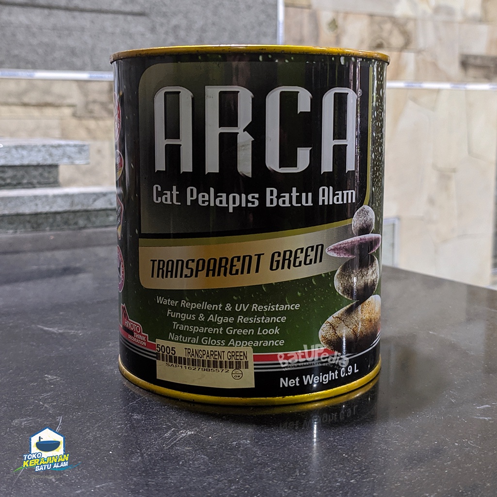 ARCA Coating Cat Pelapis Batu Alam - TRANSPARENT GREEN