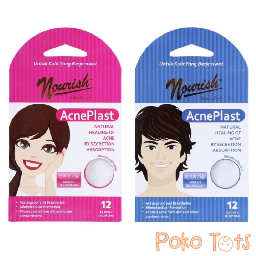 Nourish Acne Plast 12 Patch Nourish Plester Jerawat Isi 12 Patch