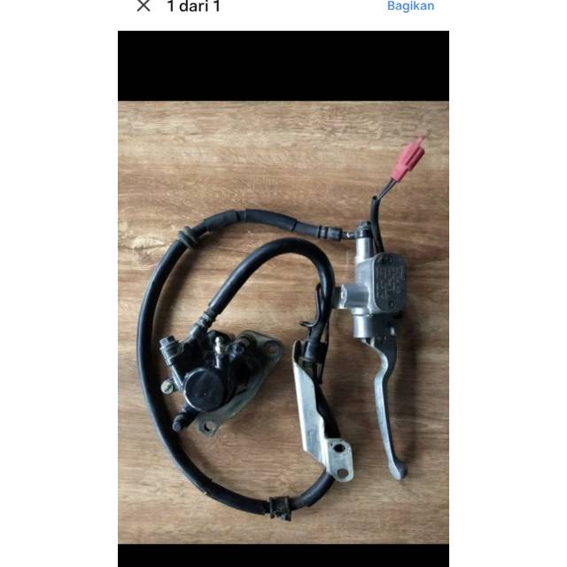 Kaliper master palababi cakram set mio smile pnp mio soul/fino karbu original