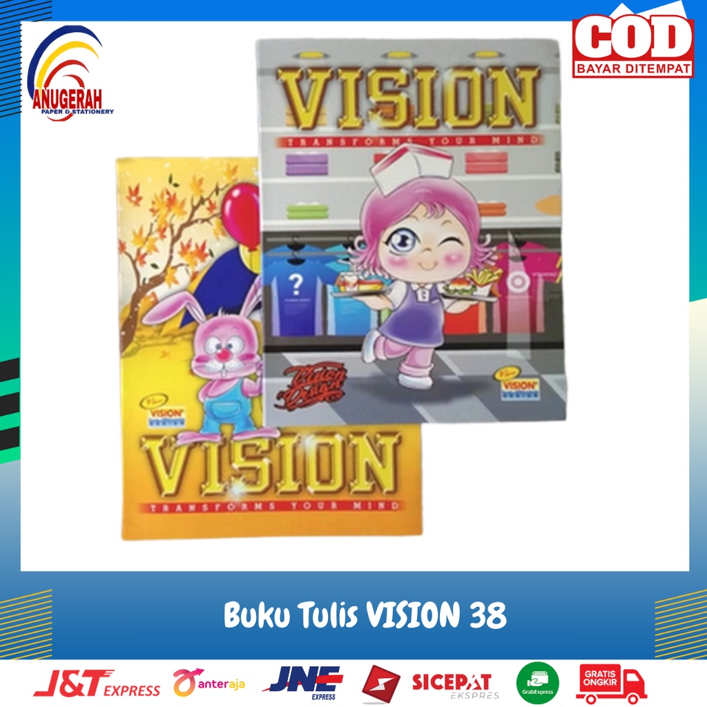 

BUKU TULIS VISION 38 (PAK)