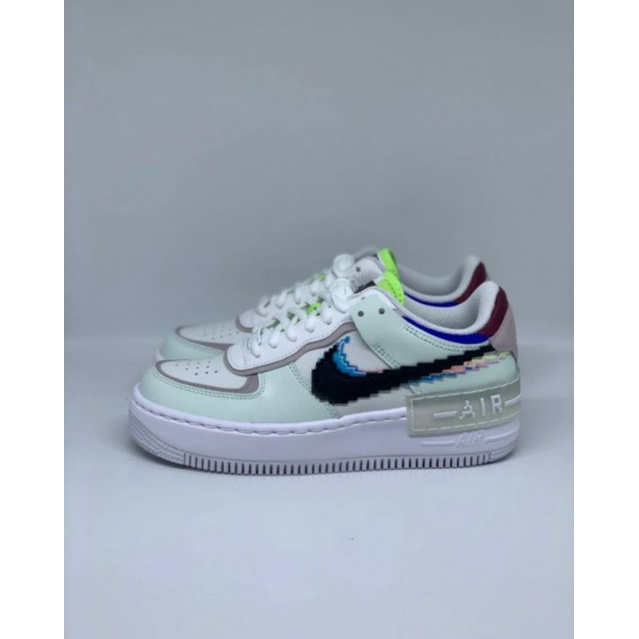 Nike Air Force 1 Shadow 8 bit White / Barely Green Original
