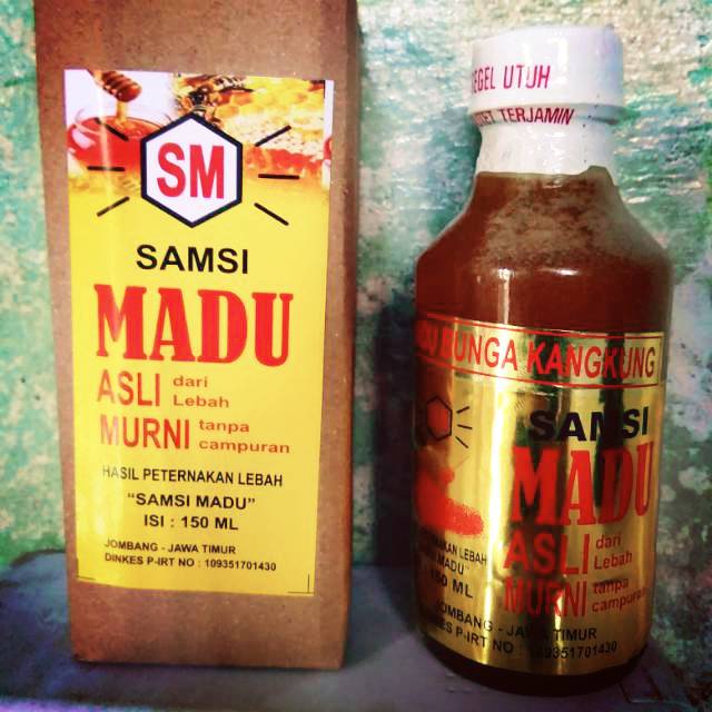 

Madu asli murni tanpa olahan dan campuran paket 350 grm