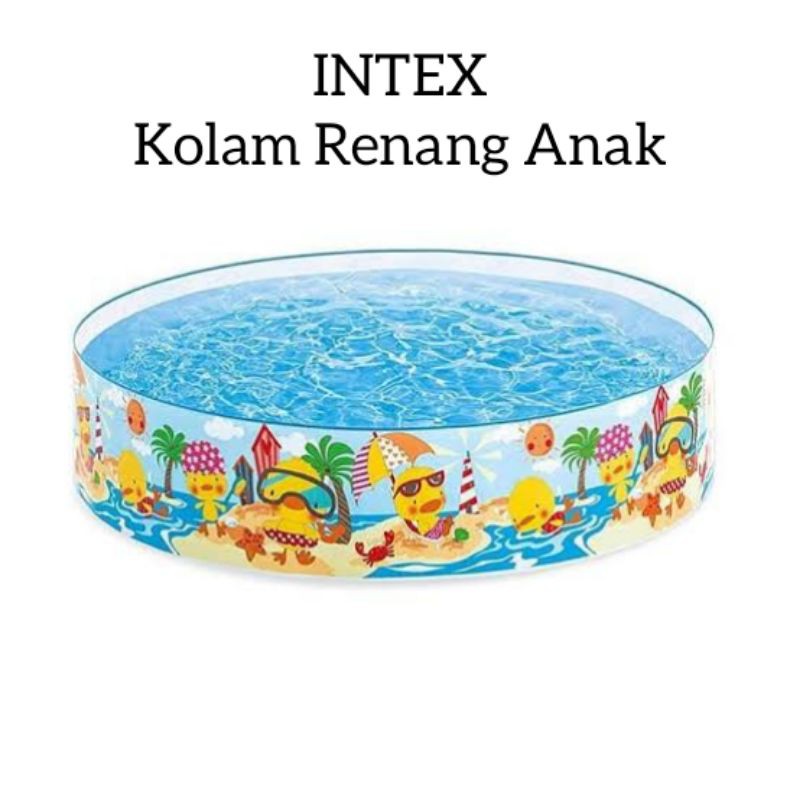 KOLAM RENANG ANAK INTEX TANPA POMPA - MAINAN AIR EDUKATIF - EDUKASI