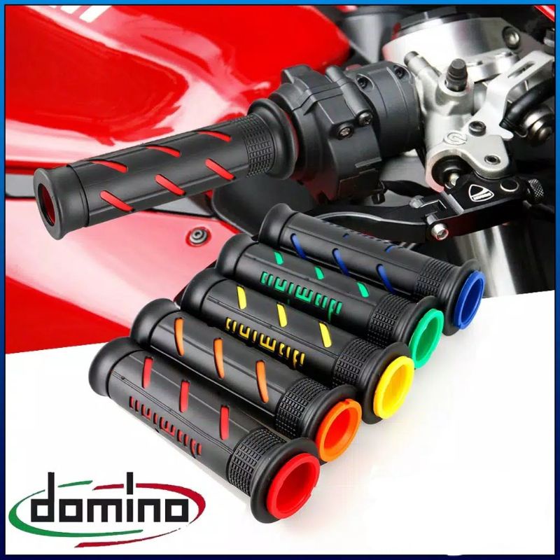 HAND GRIP DOMINO / ONEAL GARIS UNIVERSAL ISI SATU PASANG