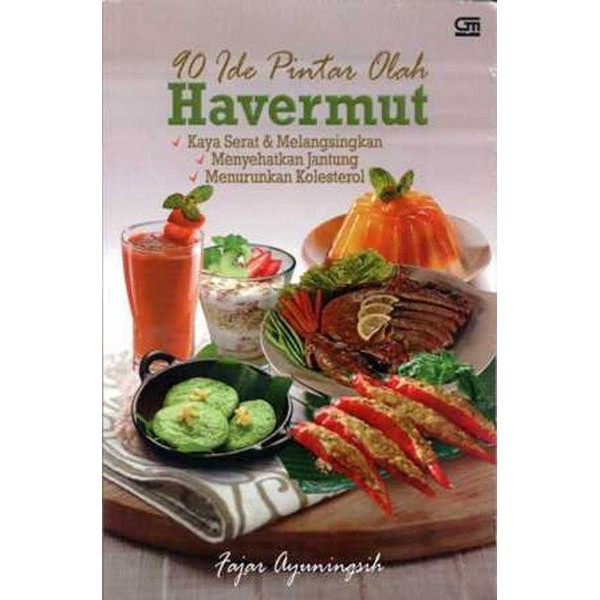 Buku Resep masakan - 90 IDE PINTAR OLaH HAVERMUT - Gramedia ORIGINAL