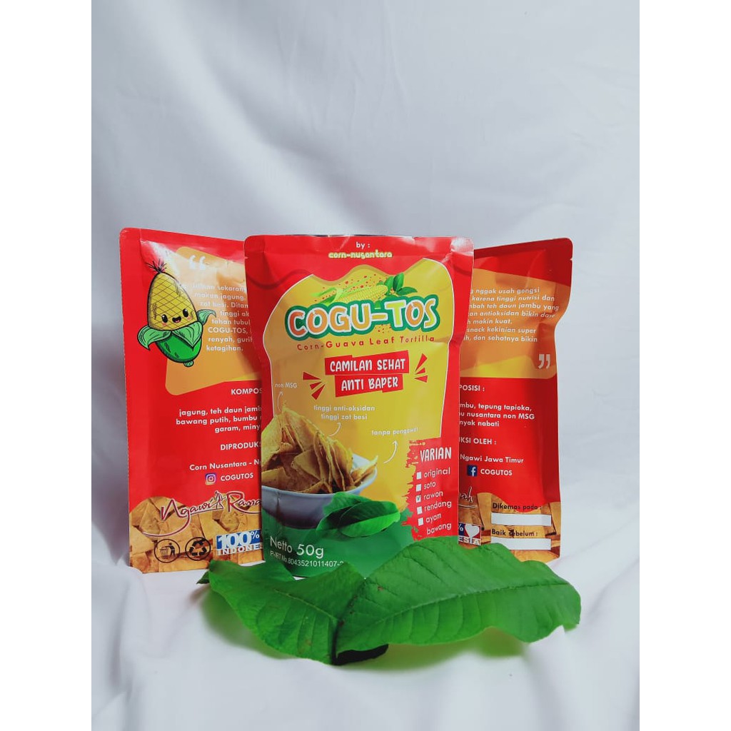 

Rasa AYAM BAWANG Non MSG Kripik Jagung Ekstrak Herbal Daun Jambu