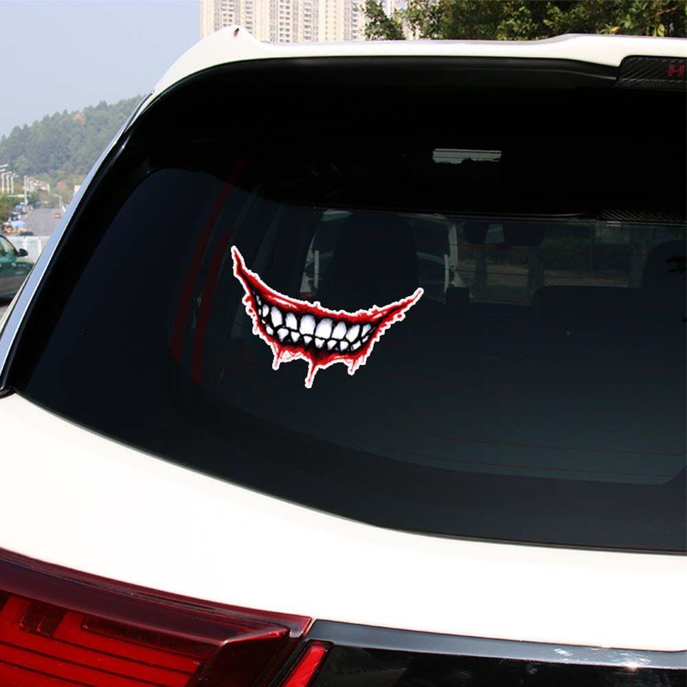 Lanfy Joker Graffit Stiker Mobil Tahan Air Pribadi Stiker Motor PVC Mobil styling Aksesoris Belakang Bagasi Stiker Mobil Decal