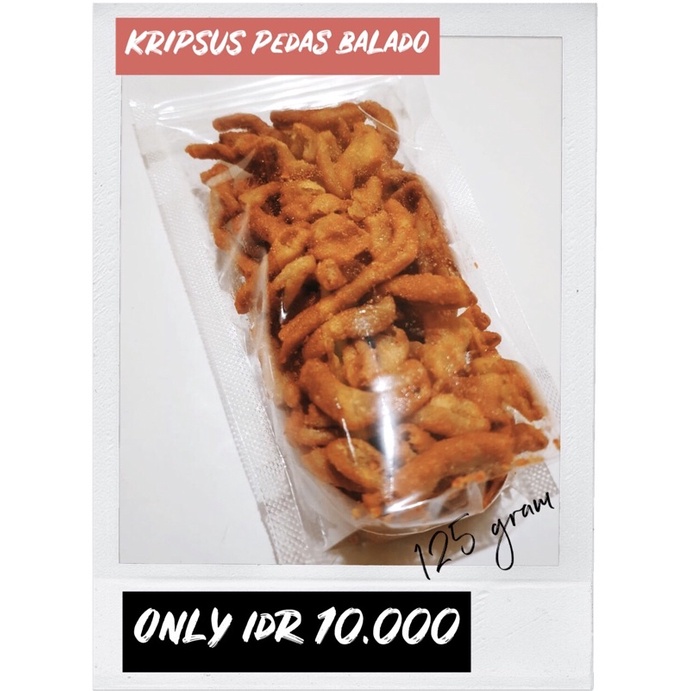 

Usus Crispy/Kripsus Pedas Balado 100g