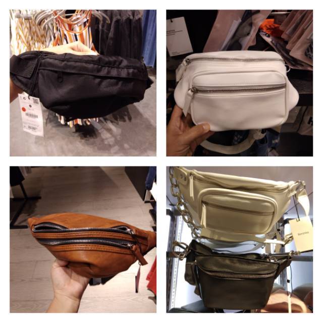 TAS PINGGANG PRIA BERSHKA -NAVI