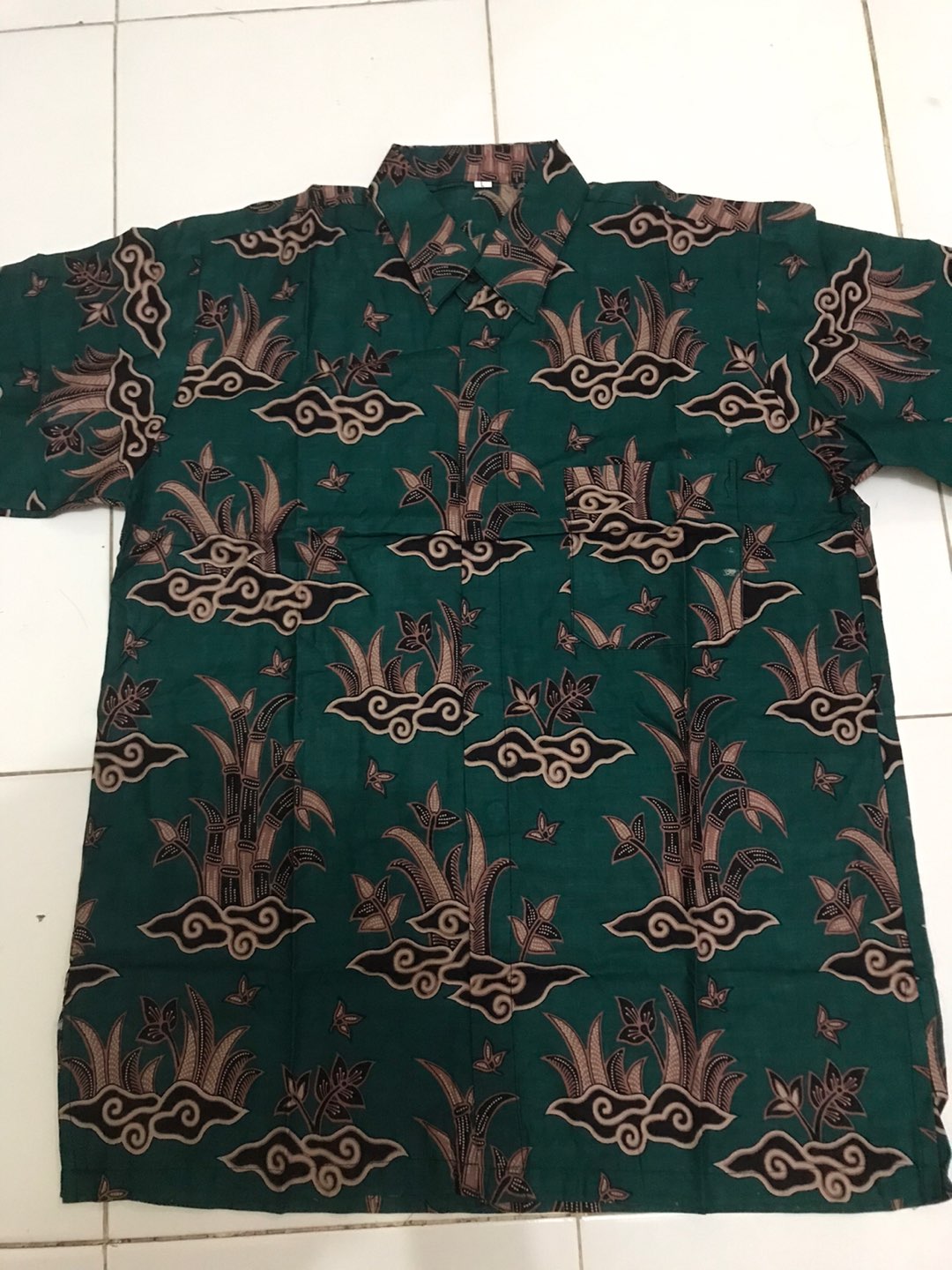 Kemeja Batik Pria Lengan Pendek Size M L Xl Xxl