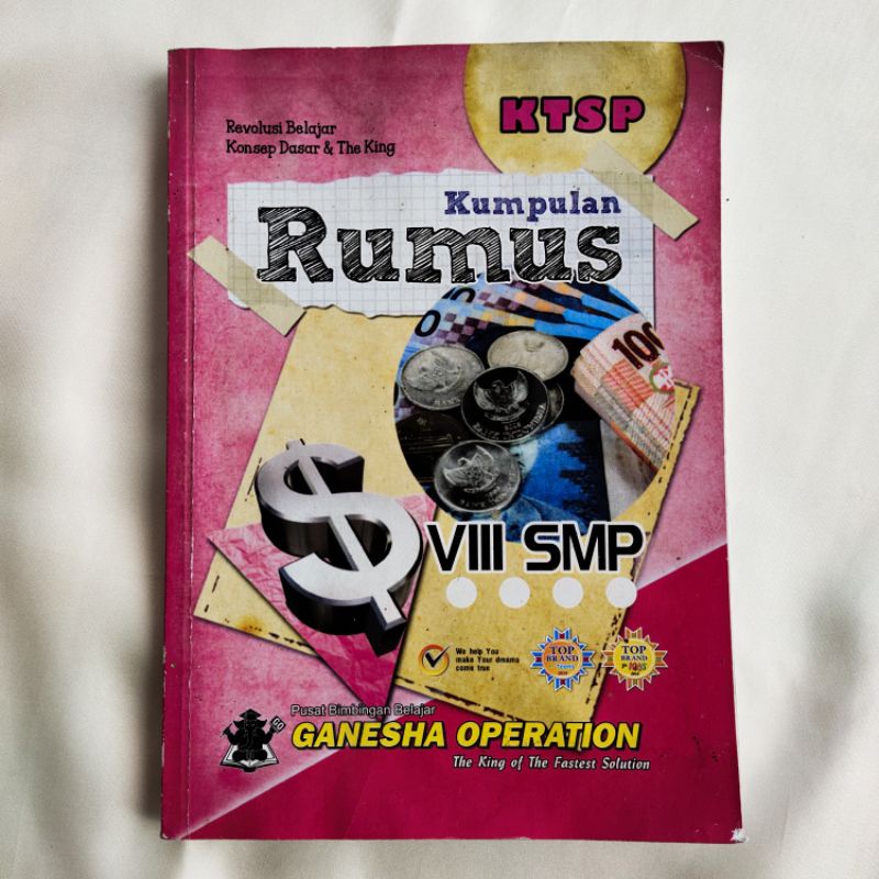 Buku Kumpulan Rumus 8 SMP bimbel ganesha operation (go)