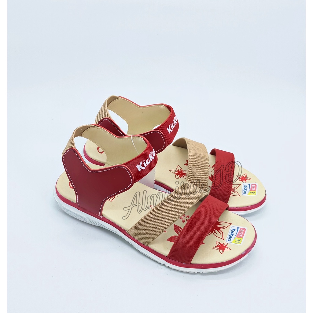 Sandal Anak Perempuan Kickers Slip On | Sandal Anak Cantik | Sandal Modis